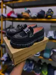 Black Studded Louis Vuitton Loafers - 2