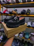 Black Studded Louis Vuitton Loafers - 4