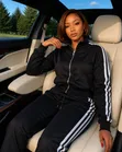 New Beautiful 2pc Cotton Tracksuit Material - Heavyweight - 1