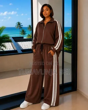 New Beautiful 2pc Cotton Tracksuit Material - Heavyweight