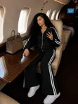 New Beautiful 2pc Cotton Tracksuit Material - Heavyweight - 4