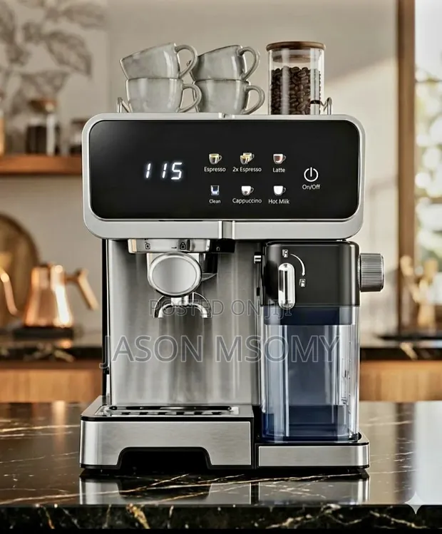 Automatic Stainless Steel Espresso Coffee Machine - 1