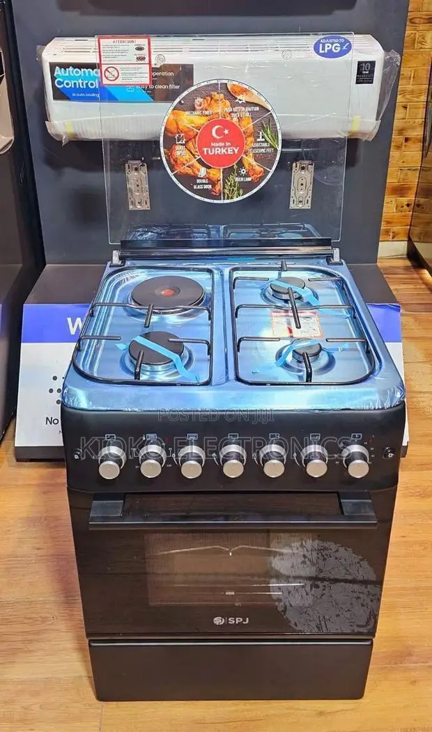 SPJ 60x60cm Gas Electric Cooker with Oven - 1