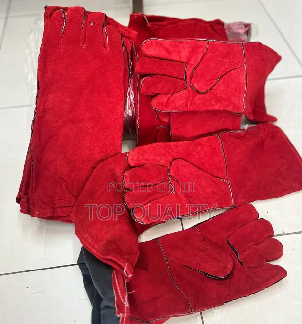 Gloves za Ngozi Refu za Kazi - 1