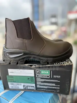 Bova Chelsea Brown Safety Boots