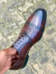 Viatu vya Ngozi Safi vya Moccasins Classic - Chapa ya Hermes - 3