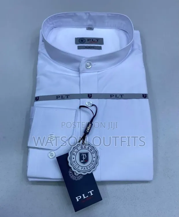 Men's Chinese Collar Shirts - PLT Well Branded - 1