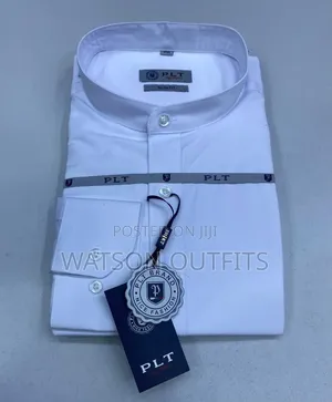 Men's Chinese Collar Shirts - PLT Well Branded