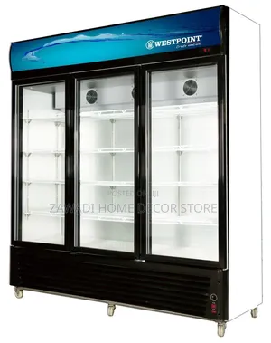 West Point Showcase Refrigerator 3 Sliding Doors