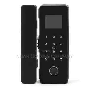 Glass Door Smart Lock - Biometric, Card, Key