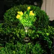Garden LED Flower Lamp - Solar Powered - 4
