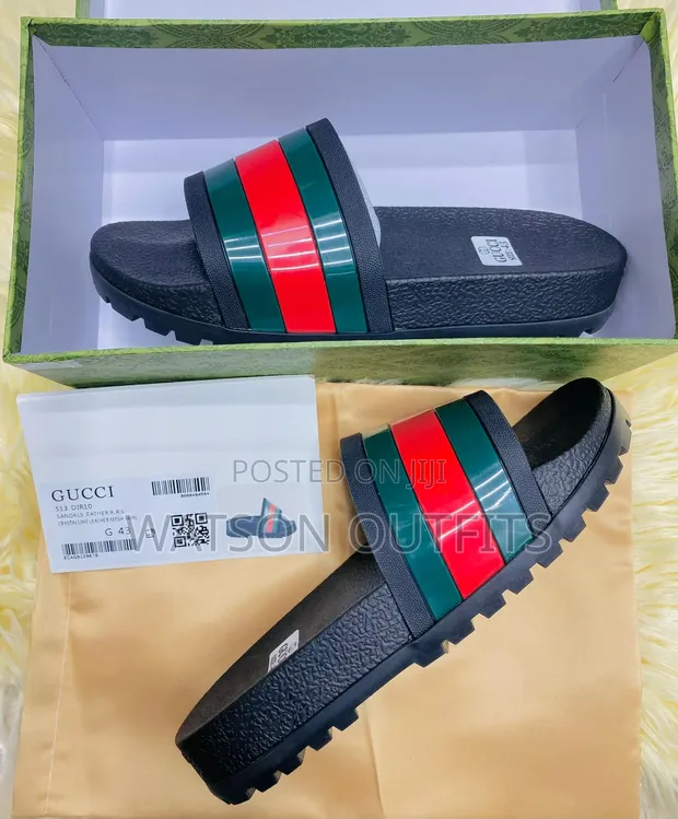 Sandali za Ngozi za Kiume Gucci - Mpya Kabisa - 1