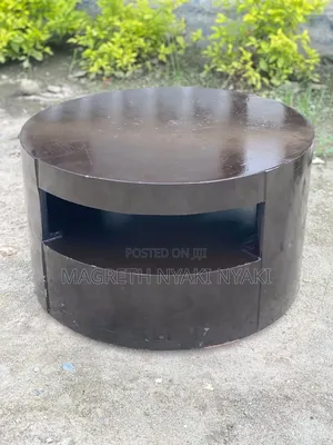 Used Round Coffee Table - Brown