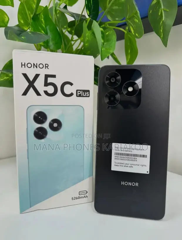 New Honor X5c Plus 128GB Black - 1