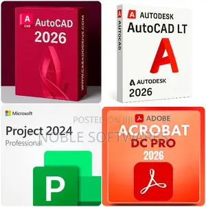 AutoCAD 2026 + LT, MS Project Pro, Adobe Acrobat Pro