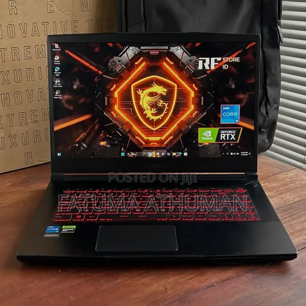MSI GF63 Thin Laptop ya Michezo - Intel Core i5, 8GB RAM, 512GB SSD - 1