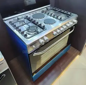Hisense 60x90cm Cooker with 4 Gas Burners & 2 Electric Stovetops