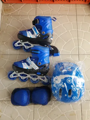Kids Adjustable Roller Skates Set (Sizes 34-37)