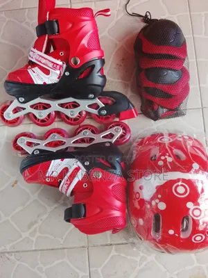 Inline Skates Set with Safety Gear - Blue