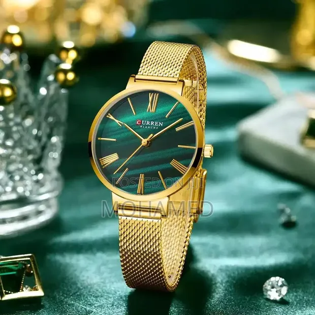 Curren Ladies Watch - Gold Mesh Strap - 1