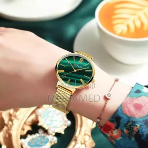 Curren Ladies Watch - Gold Mesh Strap