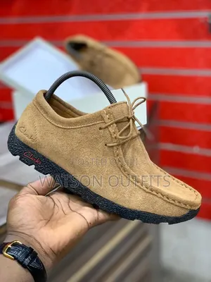 Men's Clarks Leather Moccasins - Brand New
