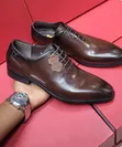 Viatu vya Wanaume Clarks Moccasins - Ngozi Safi - 2