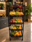 Multi-Functional Kitchen Storage Rack - 4