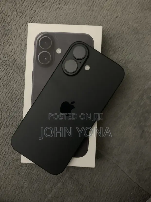 New Apple iPhone 16 256GB Black - 1