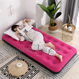 Single Inflatable Air Mattress with Hand Pump