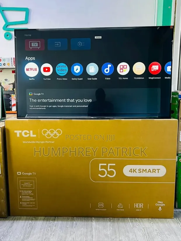 TCL 55-Inch 4K Google TV - 1