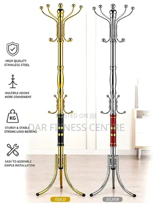 Stainless Steel Coats and Hats Rack