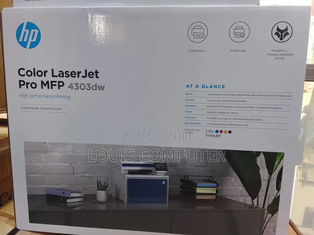 HP CLJ Pro MFP 4303dw Printa ya Laser - 1