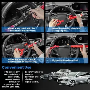 Universal Anti-Theft Steering Wheel Lock