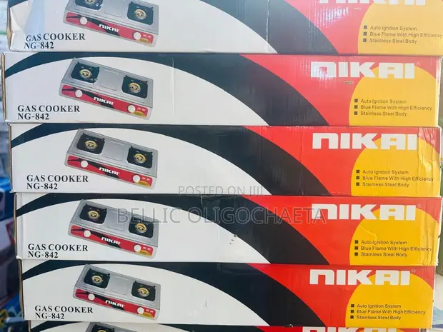 Brand New Nikai 2-Burner Gas Cooker - 1