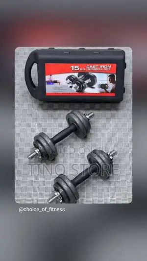 Bodyfit Dumbbell za Cast Iron (15kg)