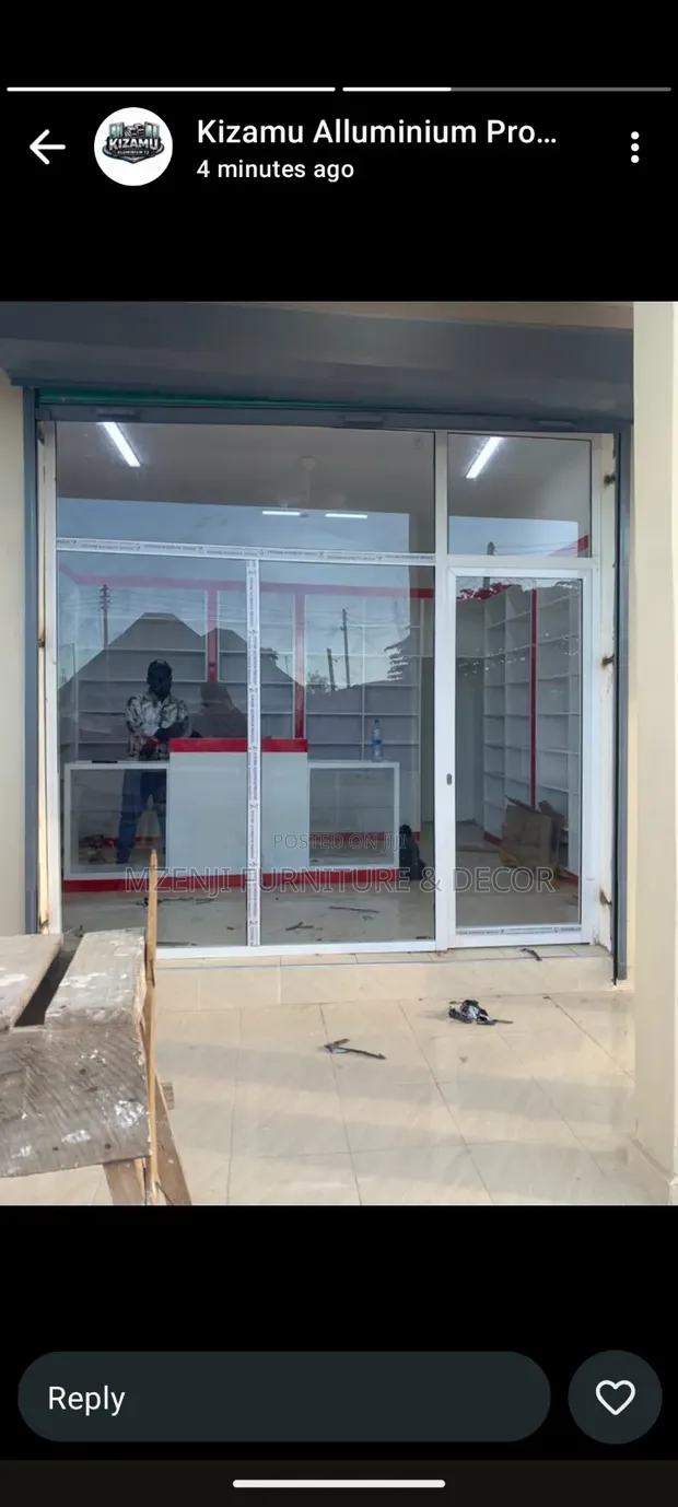 Alta Power Modern Glass Door - 1