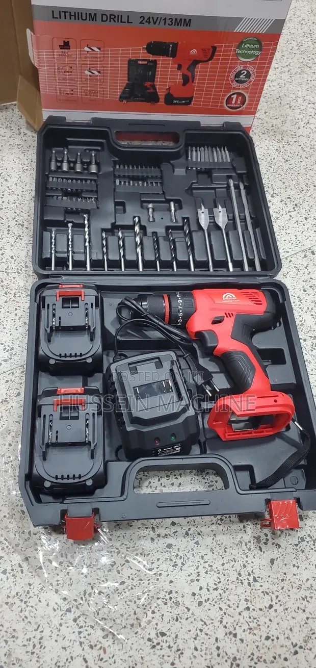 Createc 24V Cordless Brushless Drill - 1