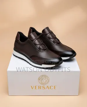 Vatu vya Ngozi vya Wanaume Versace - Vipya, Asili (Size 39-46)