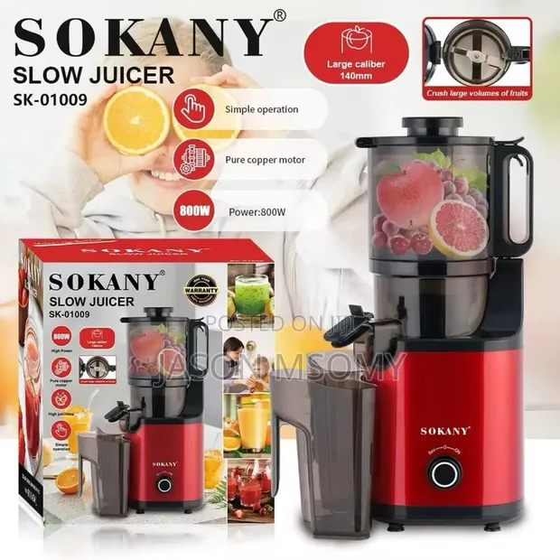 Slow Juicer Mpya ya Sokany - 1