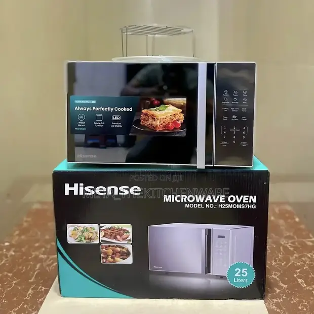 Hisense 25L Microwave Oven ya Kidijitali yenye Grill - 1