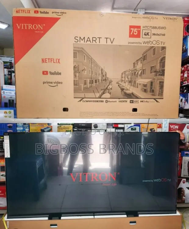 Vitron TV Smart Inchi 75 Frameless 4K - 1