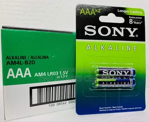 Sony Alkaline AAA Batteries (Pack of 2)
