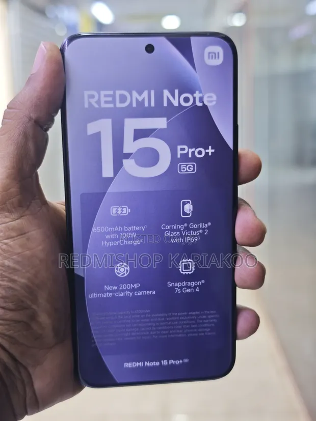 New Xiaomi Redmi Note 15 Pro+ 256GB Black - 1
