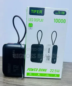 Tifer Power Bank Portable LED 10000mAh TI-110