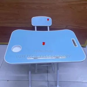 Foldable Children's Study Table and Chair Set