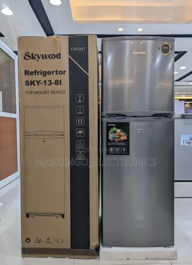 Friji la Skywood 138L - Mlango Mbili, Frost Free - 1