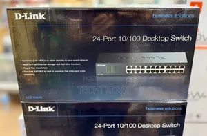 D-Link 24-Port Desktop Switch DES-1024D Metal