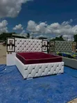 Modern Bedsofa with Lights and Gold Stickers (5/6) - 1