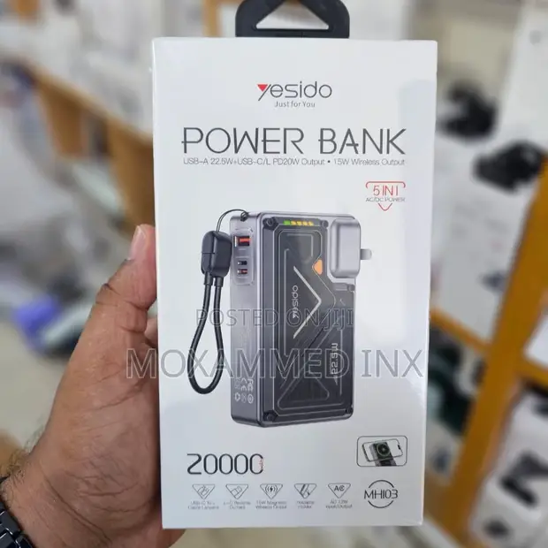Yesido MH103 5-in-1 Power Bank 20,000mAh with MagSafe - 1